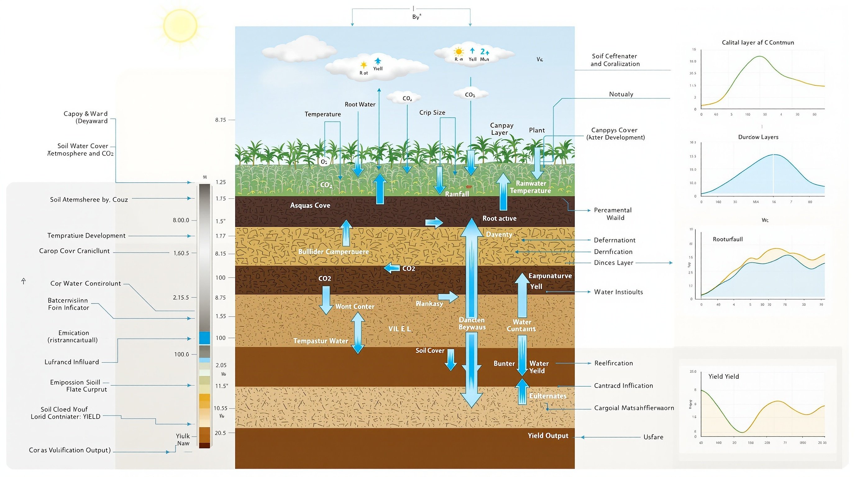 AquaCrop modeling workflow and simulation approach